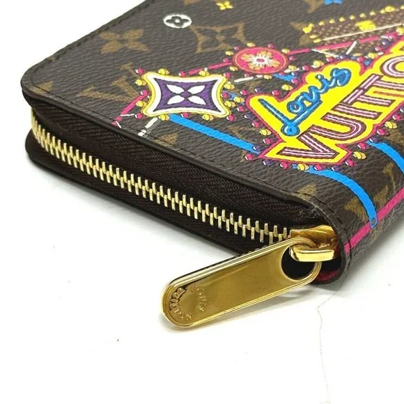 LOUIS VUITTON Monogram Vivienne Amusement Park Zippy Wallet - Picture 6 of 15